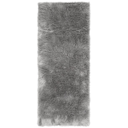 Tapis SAFAVIEH en fausse peau de mouton et soie, épaisseur 2,4 pouces