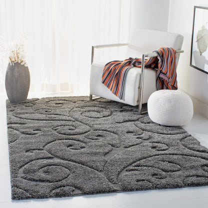 Tapis texturé SAFAVIEH Florida Ryung Shag Scroll de 3 cm d'épaisseur