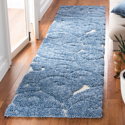 Tapis texturé SAFAVIEH Florida Ryung Shag Scroll de 3 cm d'épaisseur