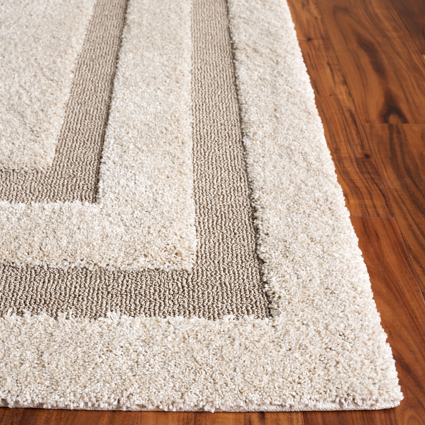 Tapis SAFAVIEH Florida Shag Antigoni Border 1,2 pouce d'épaisseur