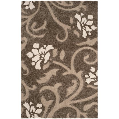 Tapis SAFAVIEH Florida Shag Ariette à motifs floraux de 1,2 pouce d'épaisseur