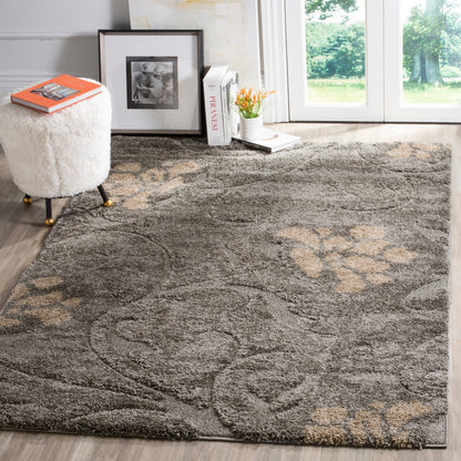 Tapis SAFAVIEH Florida Shag Ariette à motifs floraux de 1,2 pouce d'épaisseur