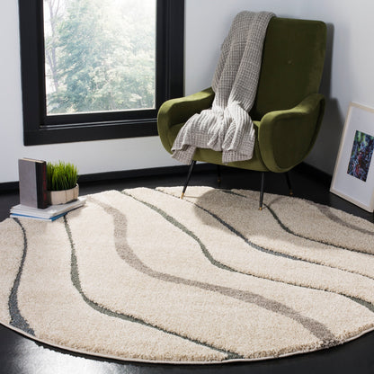 SAFAVIEH Florida Shag Borbala Soft Serene Waves 1,2 pouce d'épaisseur