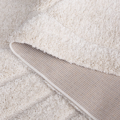 Tapis SAFAVIEH Florida Shag Staka Abstract Waves de 3 cm d'épaisseur