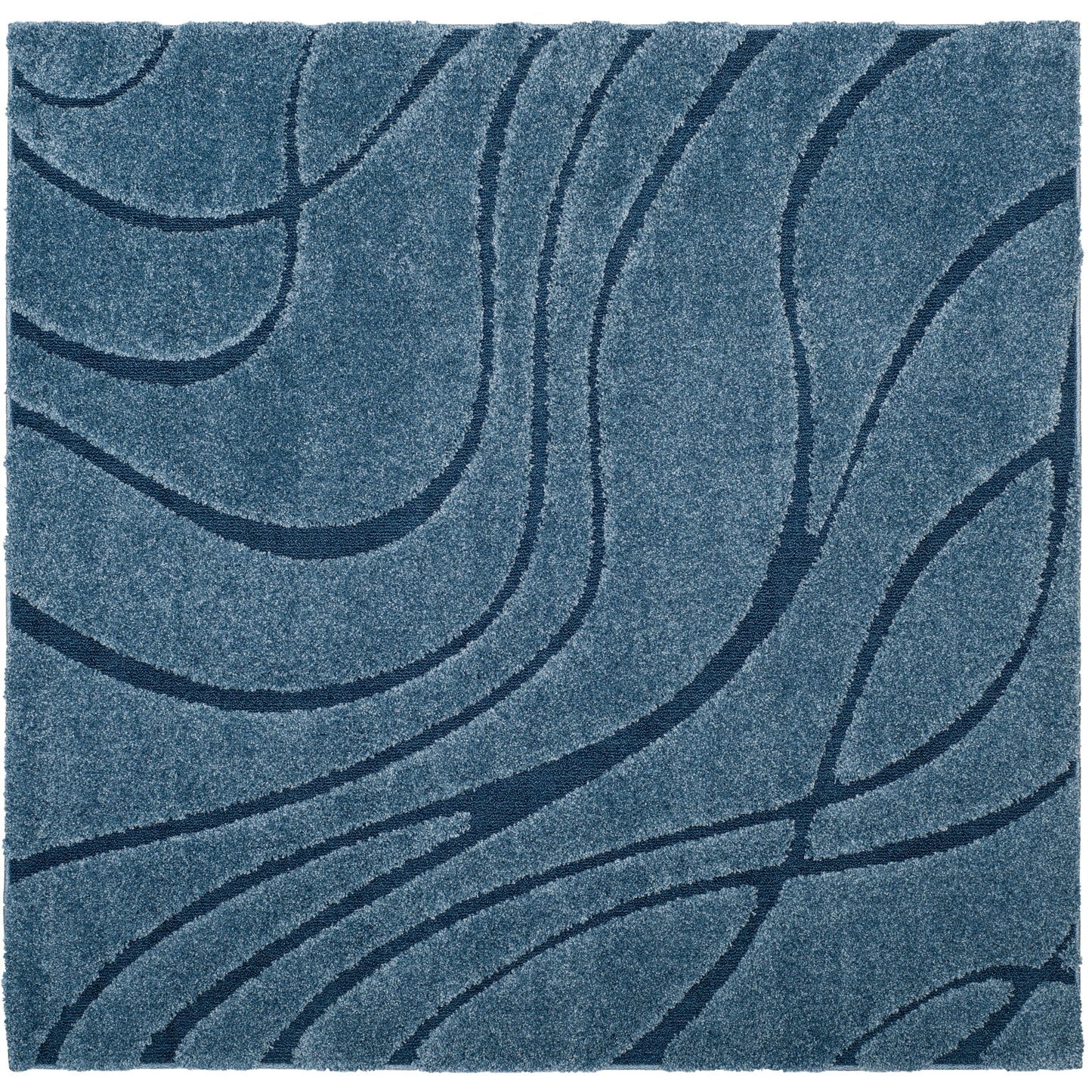 Tapis SAFAVIEH Florida Shag Staka Abstract Waves de 3 cm d'épaisseur