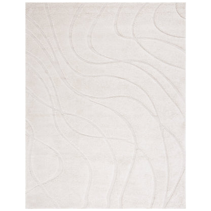 Tapis SAFAVIEH Florida Shag Staka Abstract Waves de 3 cm d'épaisseur