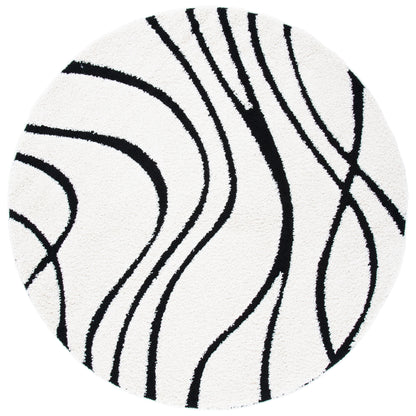 Tapis SAFAVIEH Florida Shag Staka Abstract Waves de 3 cm d'épaisseur