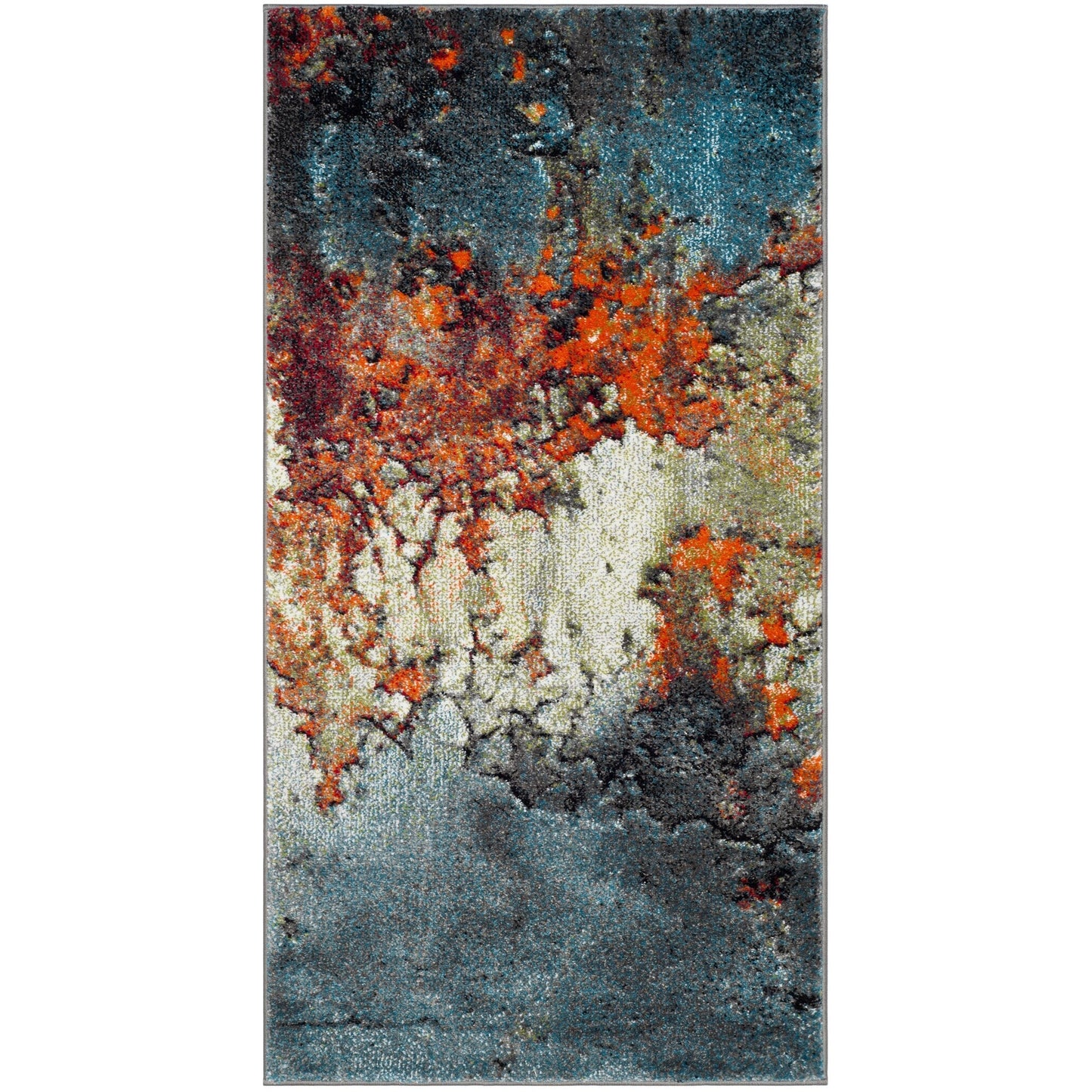 SAFAVIEH Tapis abstrait moderne Glacier Bertille