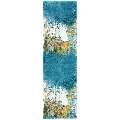 SAFAVIEH Tapis abstrait moderne Glacier Bertille