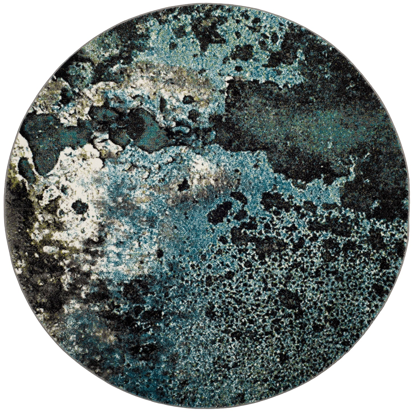 Tapis abstrait moderne aquarelle miel glacier SAFAVIEH