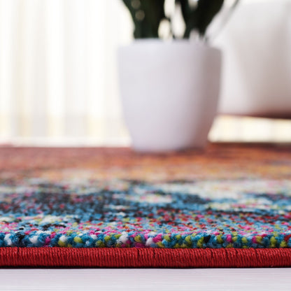 Tapis abstrait moderne aquarelle miel glacier SAFAVIEH