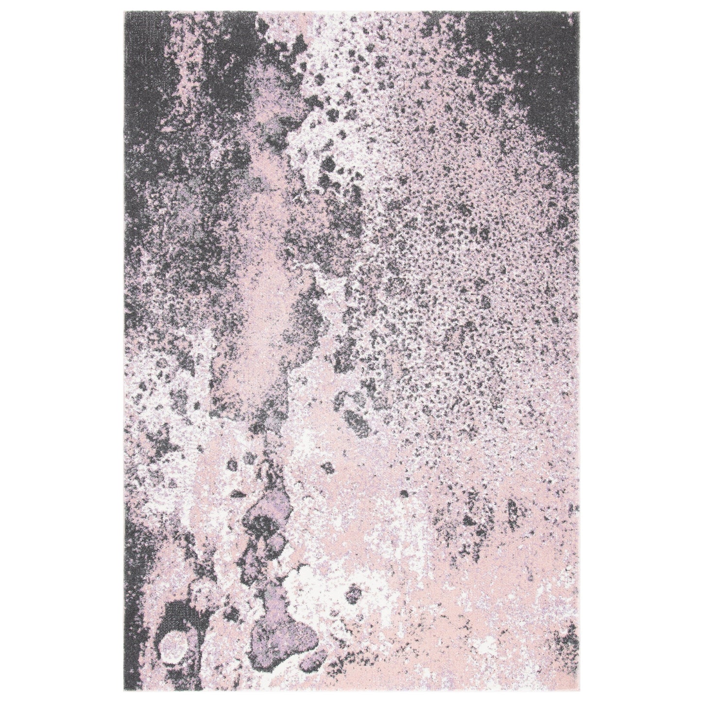Tapis abstrait moderne aquarelle miel glacier SAFAVIEH