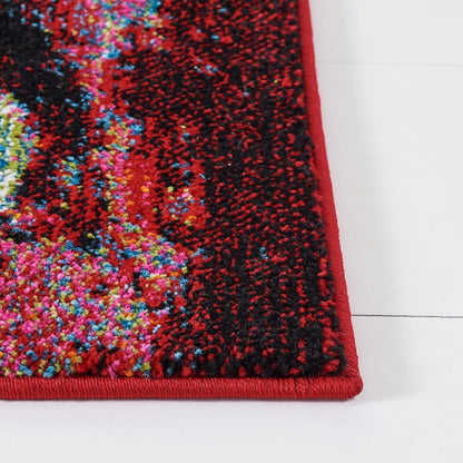 Tapis abstrait moderne aquarelle miel glacier SAFAVIEH