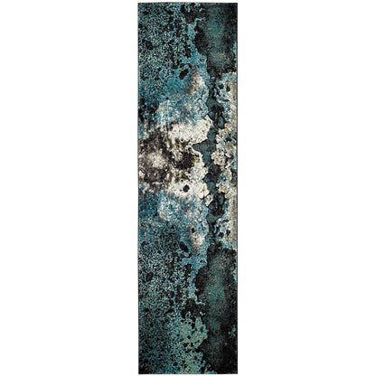 Tapis abstrait moderne aquarelle miel glacier SAFAVIEH