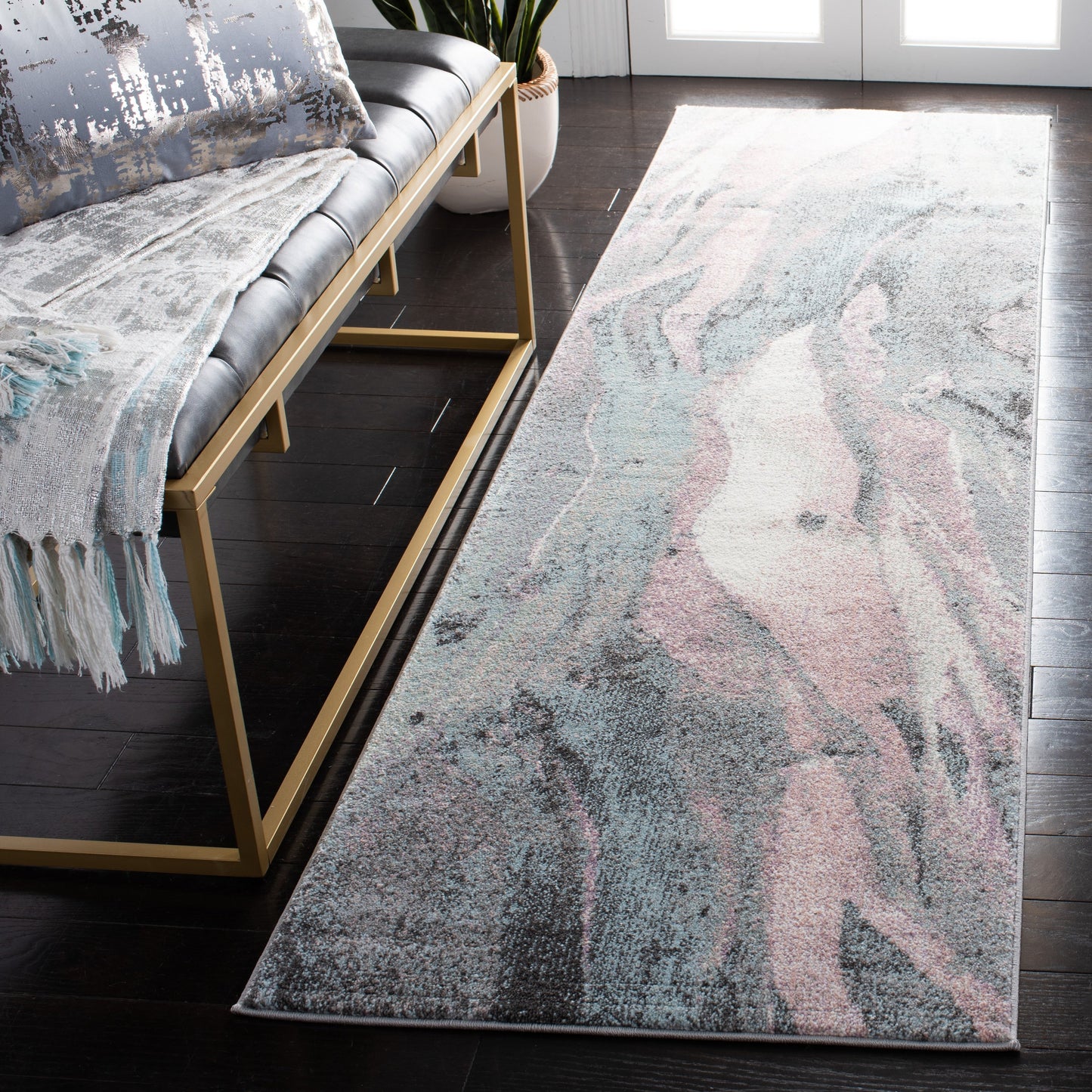 Tapis abstrait moderne SAFAVIEH Glacier Verity