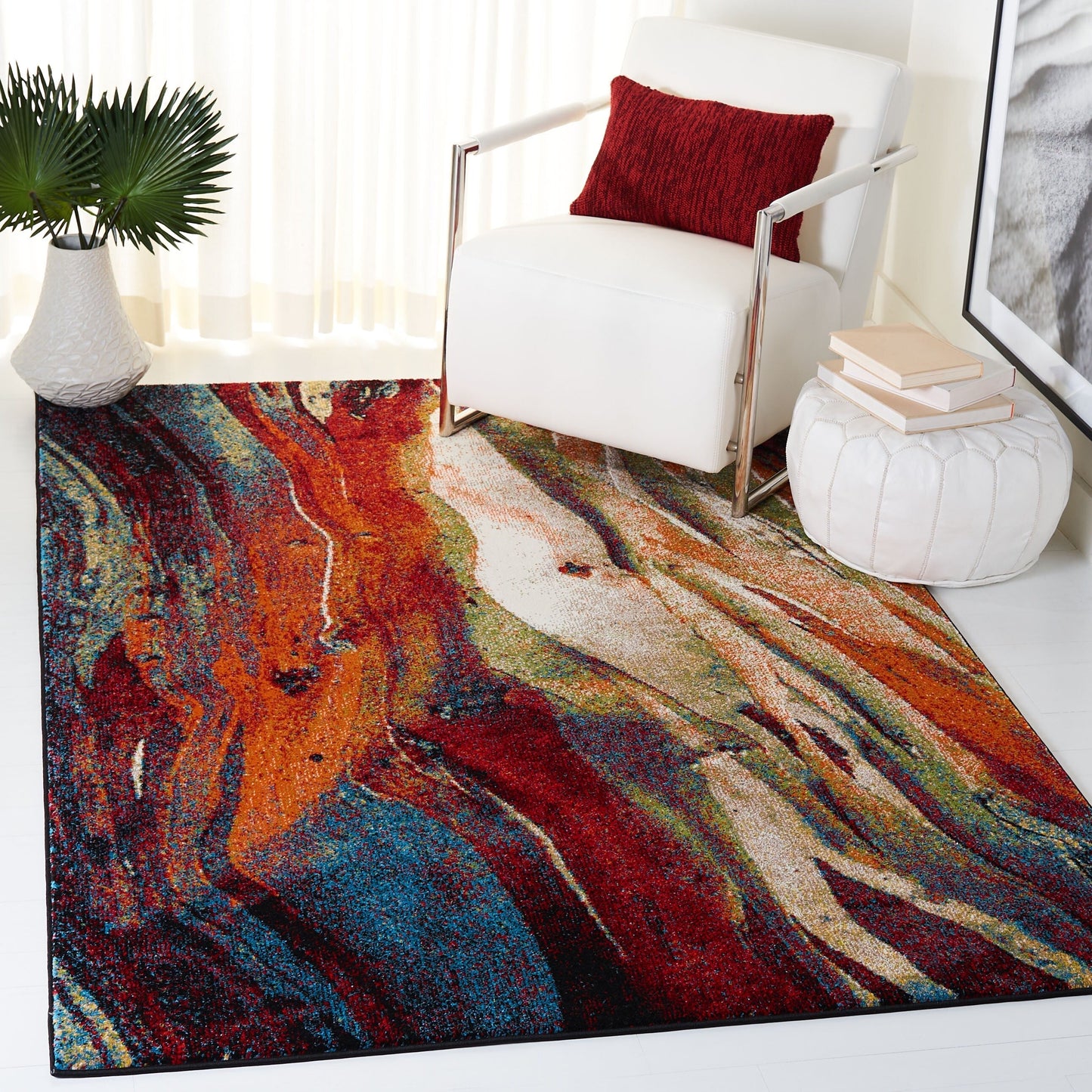 Tapis abstrait moderne SAFAVIEH Glacier Verity