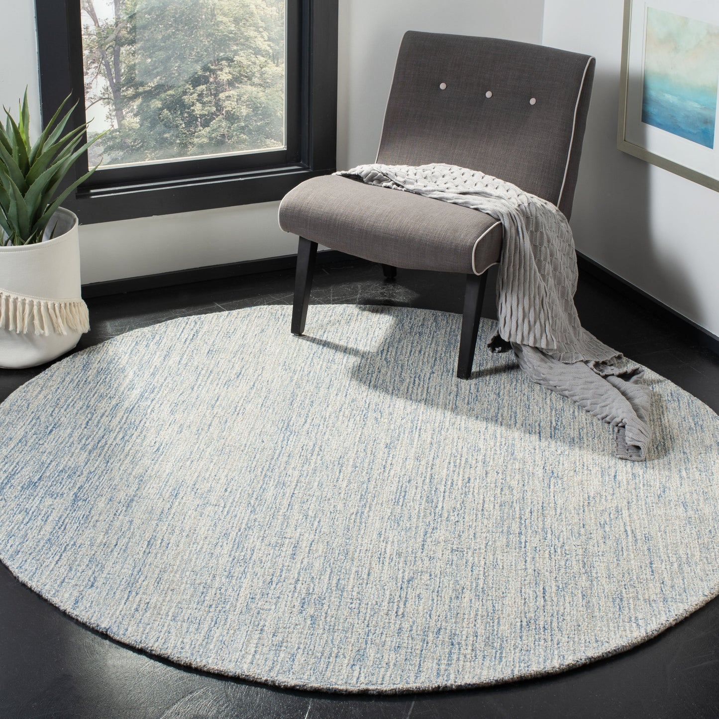 Tapis en laine moderne abstrait fait main SAFAVIEH Asja