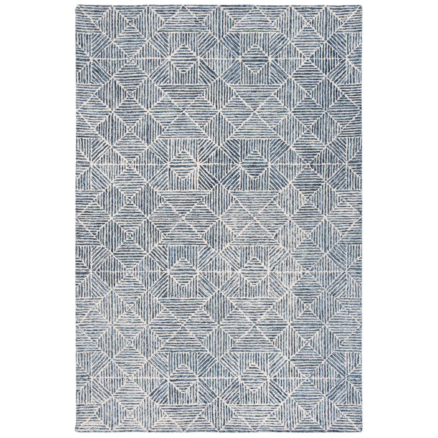 Tapis en laine moderne abstrait Harmanna fait main SAFAVIEH