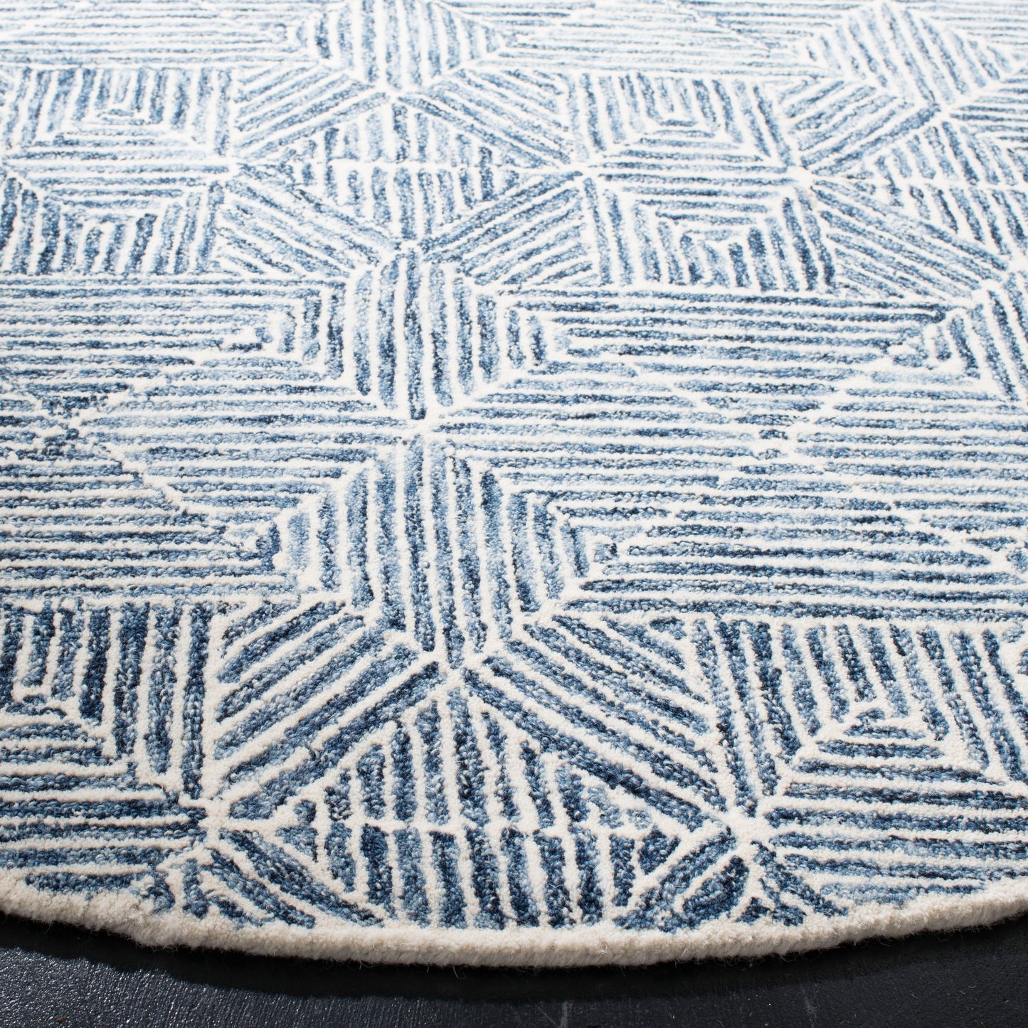 Tapis en laine moderne abstrait Harmanna fait main SAFAVIEH