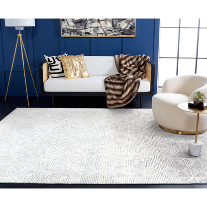 Tapis en laine moderne abstrait Harmanna fait main SAFAVIEH