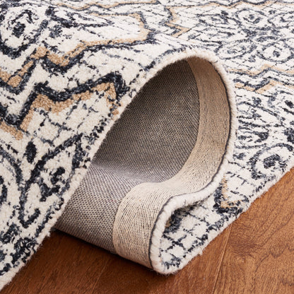 SAFAVIEH Tapis moderne abstrait en laine Ingegerd fait à la main