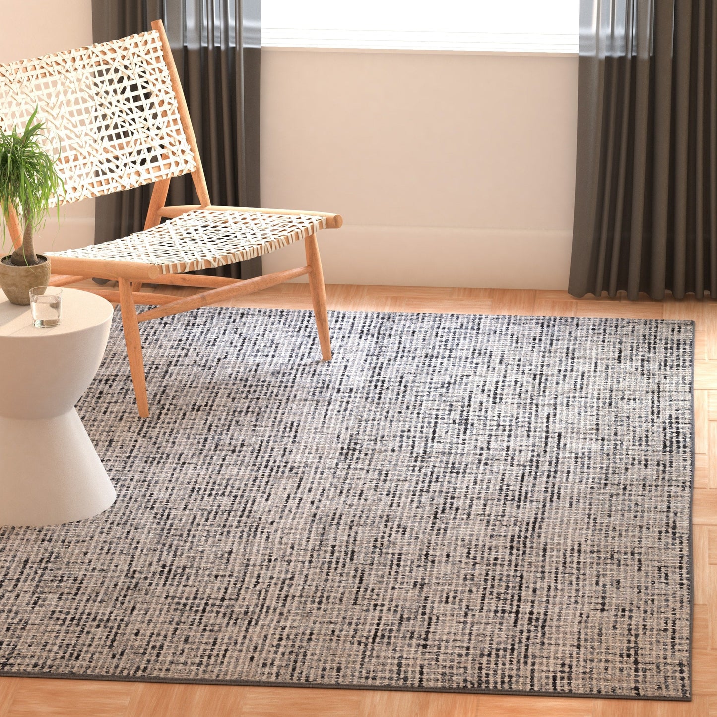 SAFAVIEH Tapis moderne en laine abstrait fait main Lotje