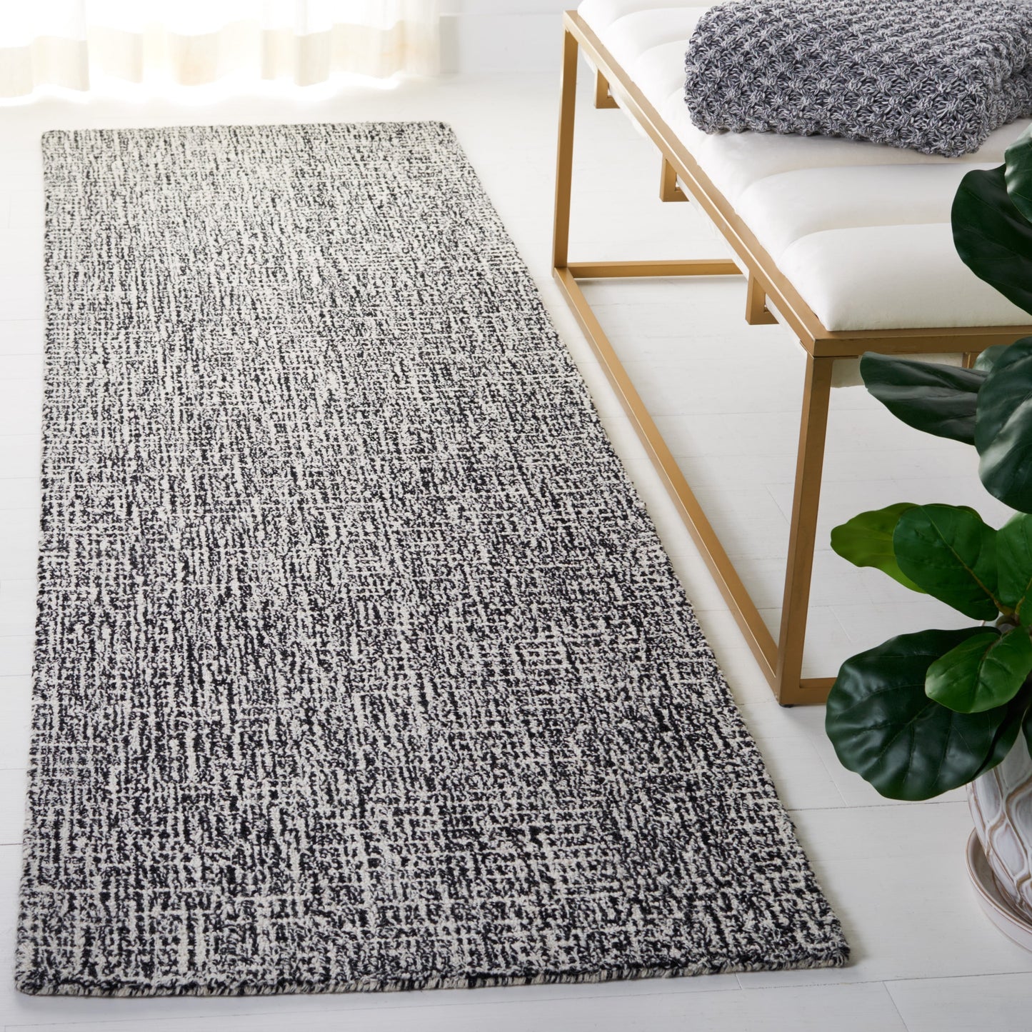 SAFAVIEH Tapis moderne en laine abstrait fait main Lotje