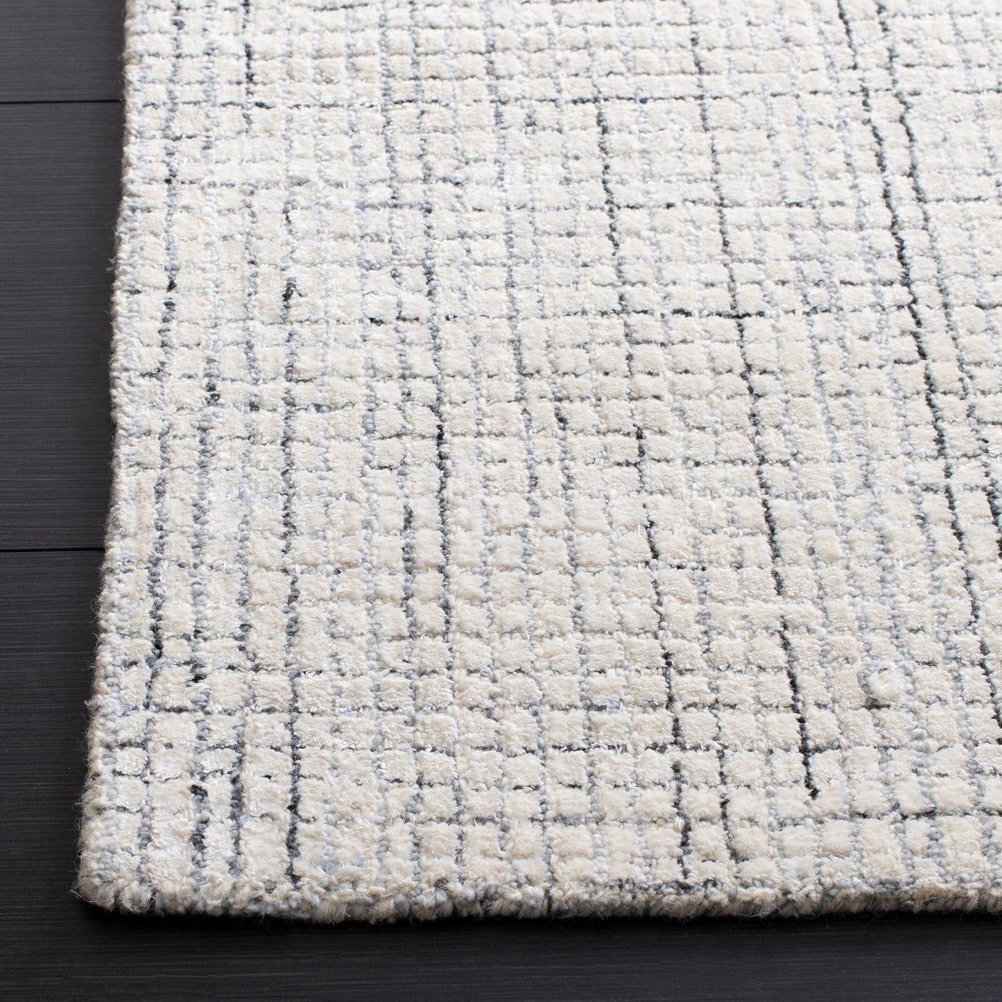 Tapis en viscose moderne abstrait fait main SAFAVIEH Marikka
