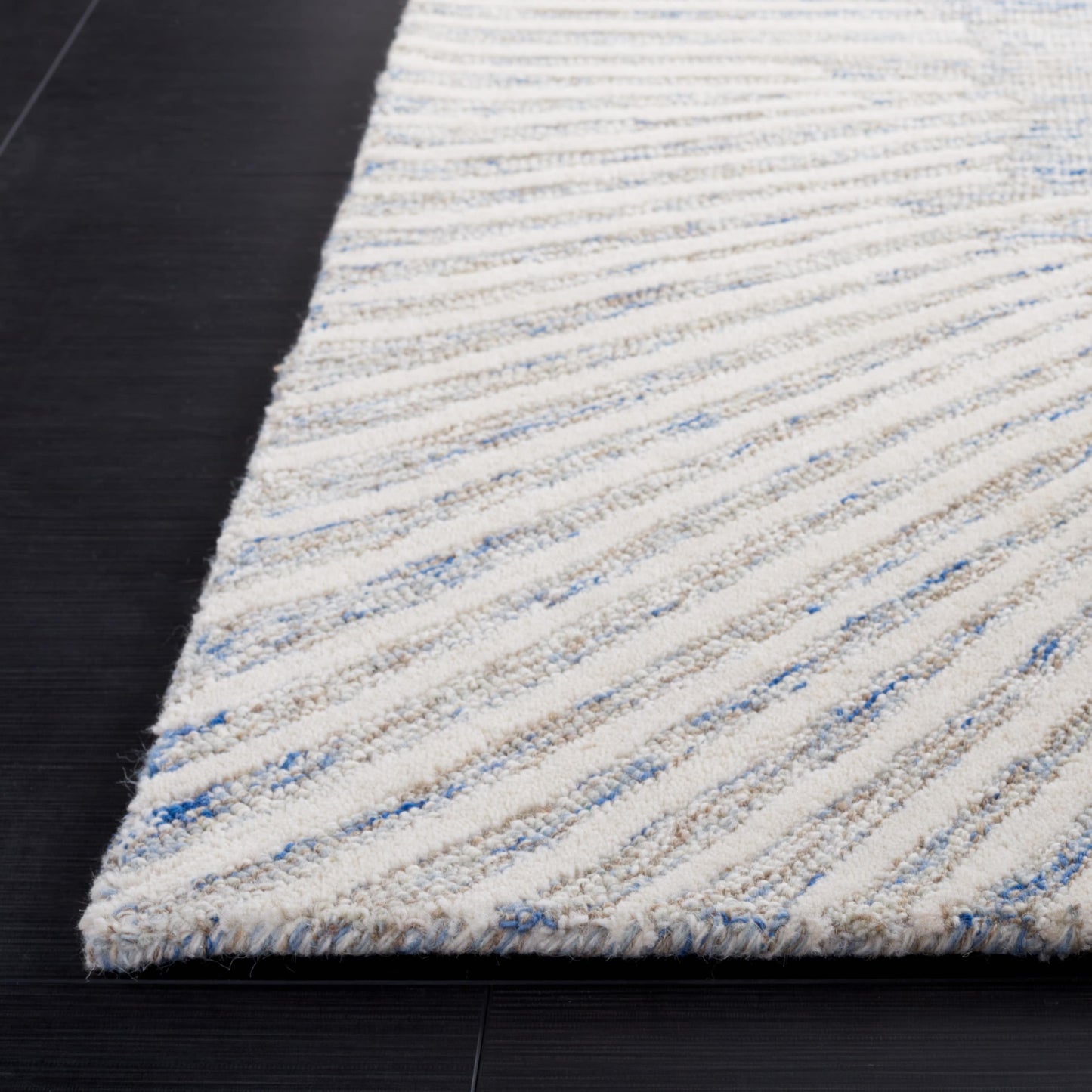 Tapis moderne en laine Sofoula abstrait fait main SAFAVIEH