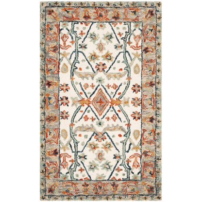 Tapis tribal bohème en laine Aspen Elerte fait main SAFAVIEH