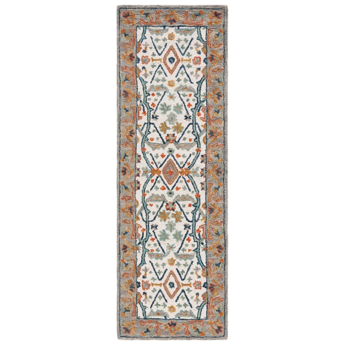 Tapis tribal bohème en laine Aspen Elerte fait main SAFAVIEH