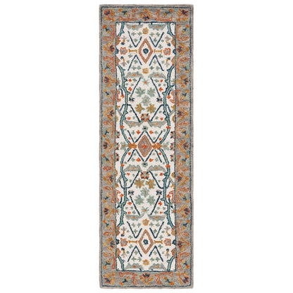 Tapis tribal bohème en laine Aspen Elerte fait main SAFAVIEH