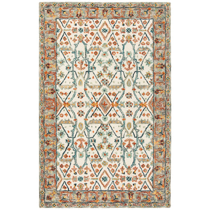 Tapis tribal bohème en laine Aspen Elerte fait main SAFAVIEH