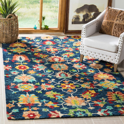 Tapis tribal bohème en laine Aspen Guldeniz fait main SAFAVIEH