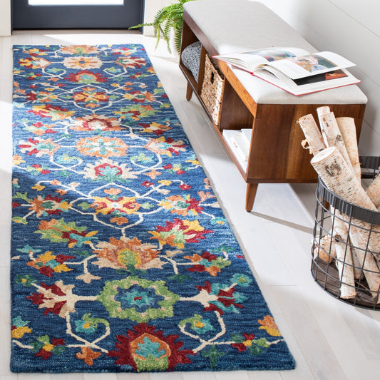 Tapis tribal bohème en laine Aspen Guldeniz fait main SAFAVIEH