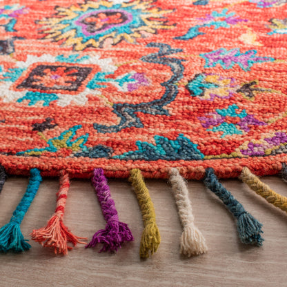 Tapis médaillon en laine tribale bohème Aspen Irmingard fait main SAFAVIEH