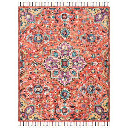 Tapis médaillon en laine tribale bohème Aspen Irmingard fait main SAFAVIEH