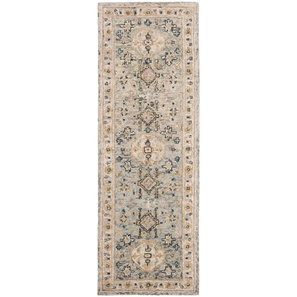 Tapis tribal bohème en laine Aspen Kerstin fait main SAFAVIEH