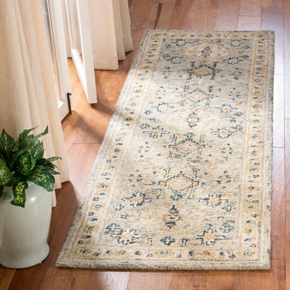 Tapis tribal bohème en laine Aspen Kerstin fait main SAFAVIEH