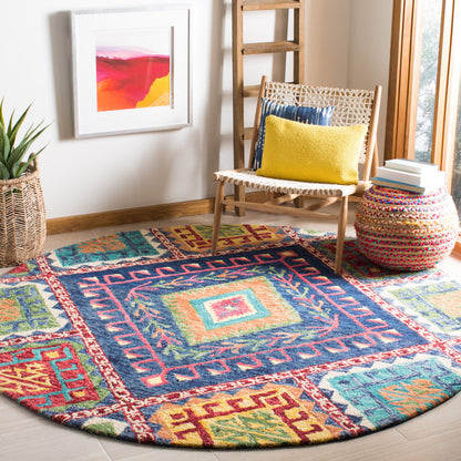 Tapis tribal bohème en laine Aspen Marisca fait main SAFAVIEH
