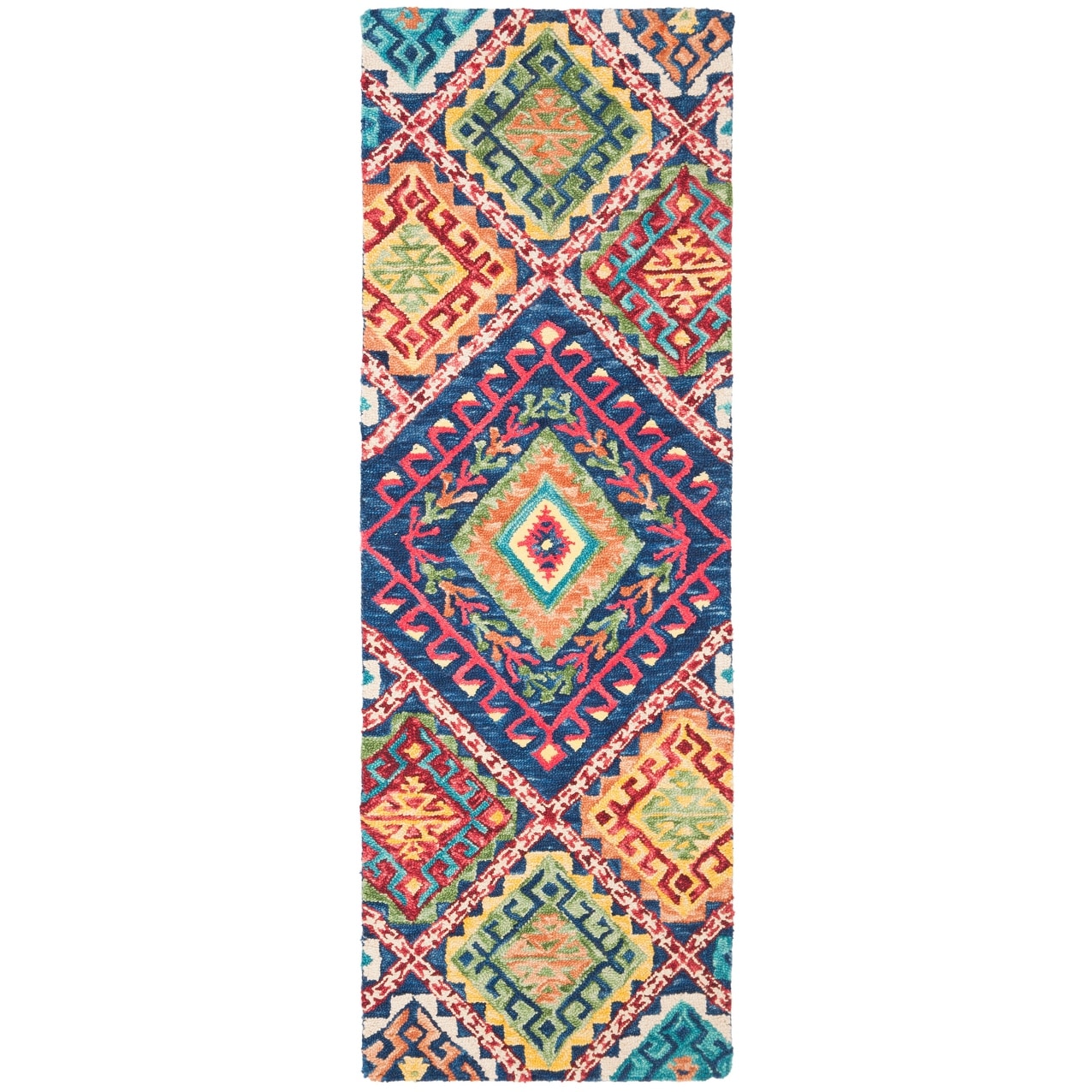 Tapis tribal bohème en laine Aspen Marisca fait main SAFAVIEH