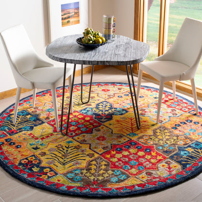 Tapis tribal bohème en laine Aspen Reemtdine fait main SAFAVIEH
