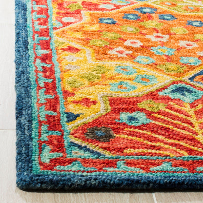 Tapis tribal bohème en laine Aspen Reemtdine fait main SAFAVIEH