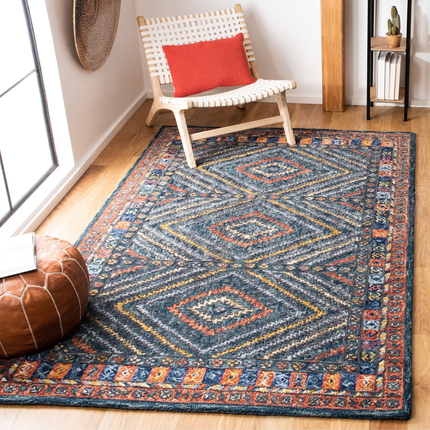 Tapis bohème marocain en laine Aspen Wubbine fait main SAFAVIEH