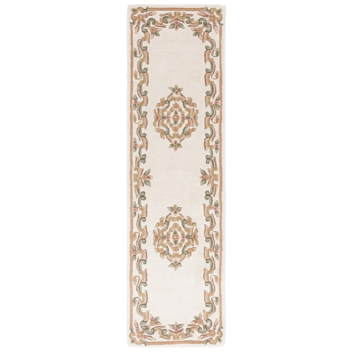 Tapis traditionnel en laine Aubusson Hale fait main SAFAVIEH.