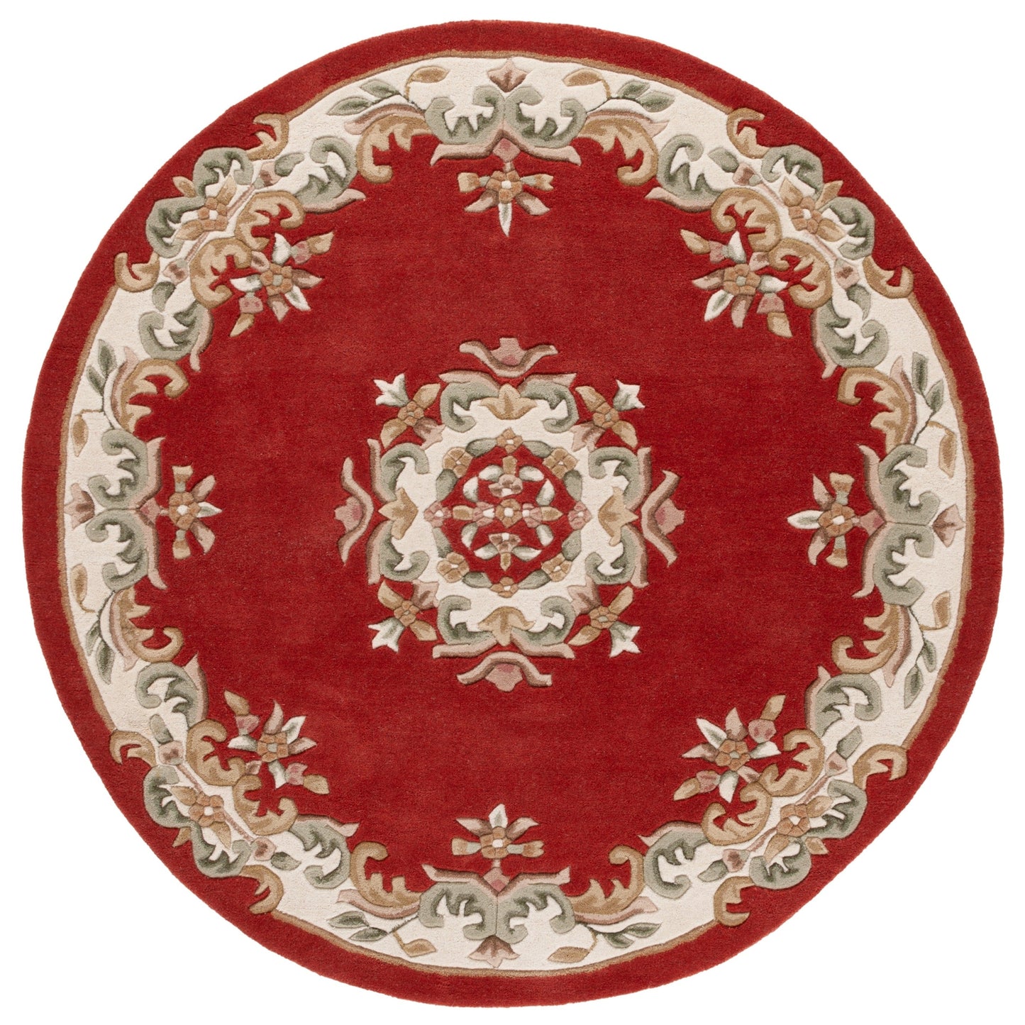 Tapis traditionnel en laine Aubusson Hale fait main SAFAVIEH.
