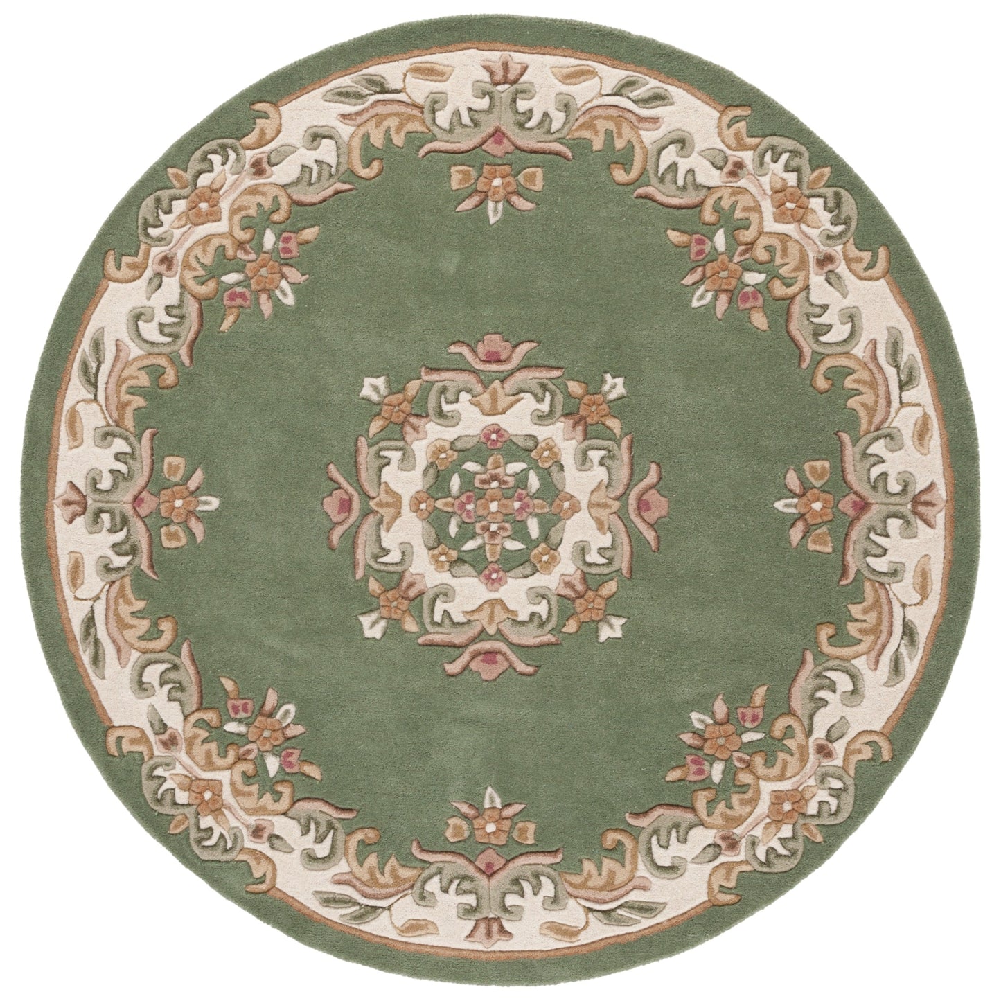 Tapis traditionnel en laine Aubusson Hale fait main SAFAVIEH.