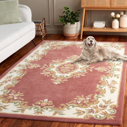 Tapis traditionnel en laine Aubusson Hale fait main SAFAVIEH.