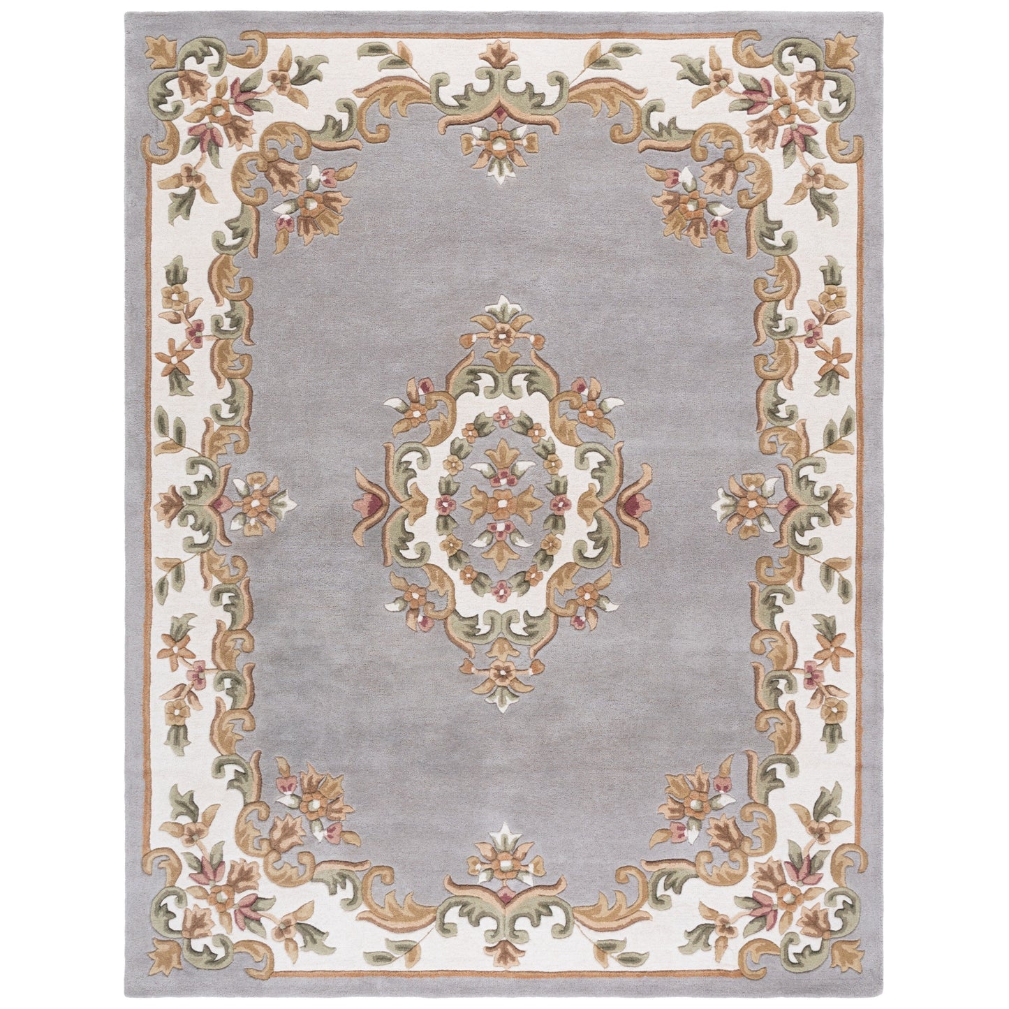 Tapis traditionnel en laine Aubusson Hale fait main SAFAVIEH.