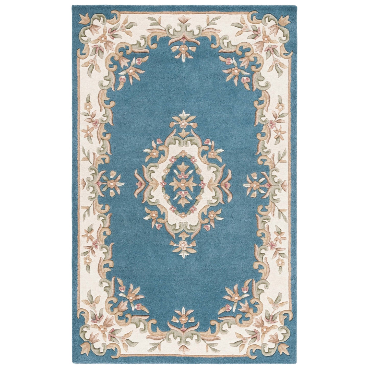 Tapis traditionnel en laine Aubusson Hale fait main SAFAVIEH.